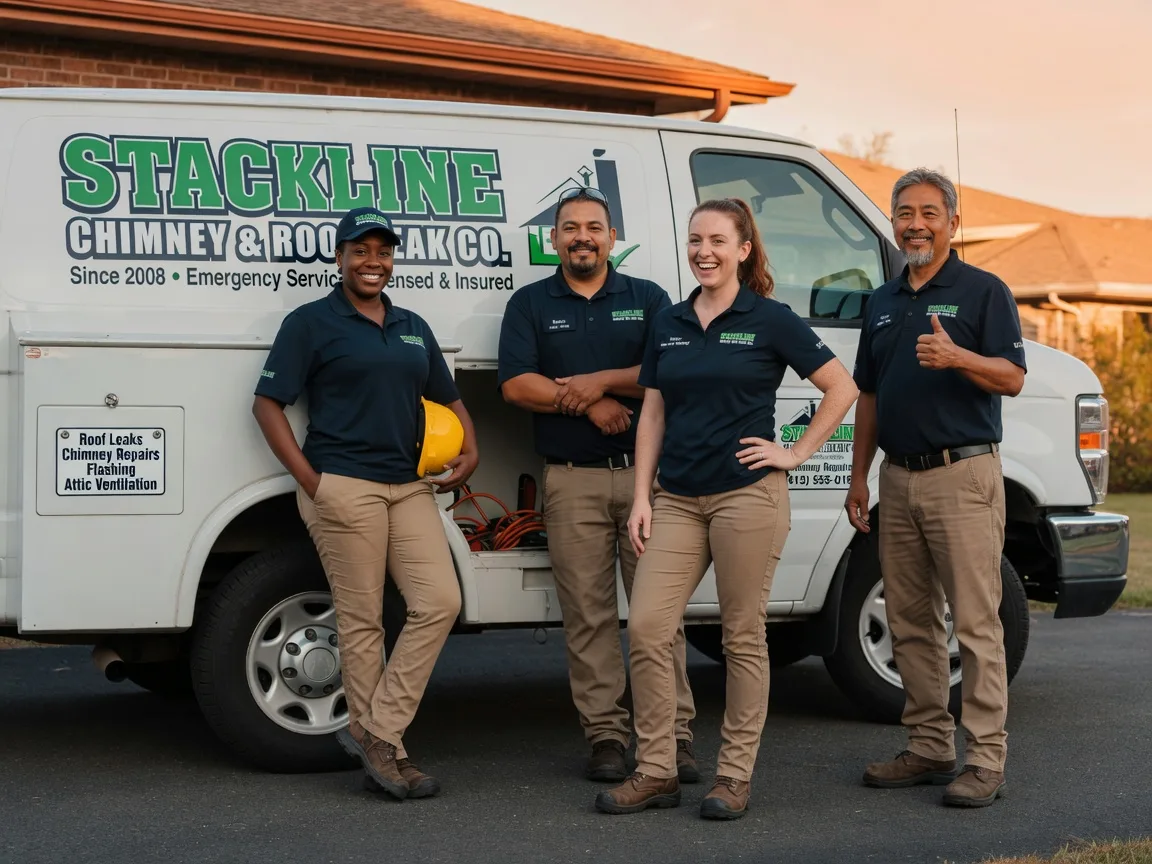 Chimney flashing repair company in Bradley, CA